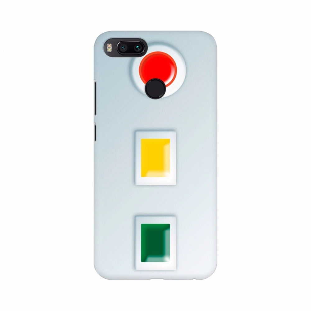 Red, orange and green mobile case cover with perfectly shaped holes for access, 100% brand new and high-quality protection