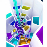 Multicolor 3D box mobile case, lightweight, high-quality, universally compatible, protects from scratches and bumps