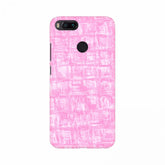 Pink textured mobile case cover, lightweight and high-quality, fits all phone models for scratch protection