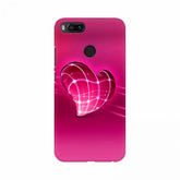 Pink heart mobile case cover - 100% new, lightweight, high-quality phone protection with access for buttons, lens, and camera. Perfect fit for all models. Brand new Randyf printed design