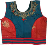 Taffeta silk choli, jacquard lehenga, net dupatta - embellished Pretty Princess floral girl Lehenga Choli on display