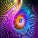 Peacock-colored illusions mobile case, lightweight and durable, compatible with all phone models