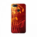 Orange color high-quality lightweight musical chart mobile case cover for all phones, protects from scratches and chips