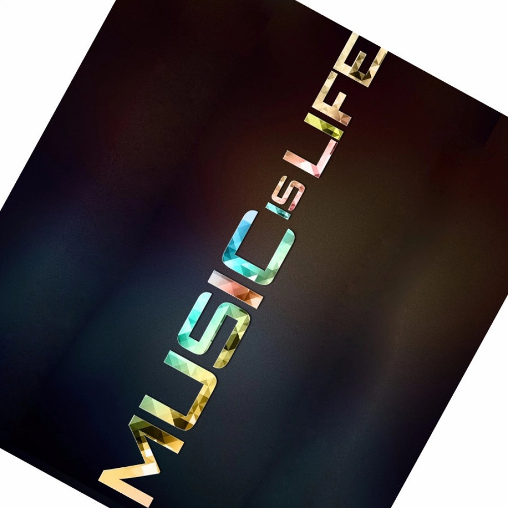 100% high-quality, lightweight Music Is Life text mobile case cover for all phones, protects against scratches and bumps with perfectly shaped holes