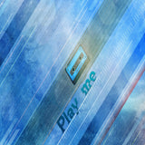 Abstract blue color cassette-style mobile case, high-quality protection for all phone models