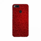 Red floral wallpaper mobile case cover - 100% new, high-quality, lightweight design for all phone models, offering scratch protection with accessible buttons and camera