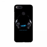 Black polycarbonate Music Lovers small quotes mobile case cover for all phones, lightweight and scratch-resistant