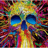 New Skull Illustration Effect Mobile Case, lightweight, fits all phone models, protects against scratches and damage