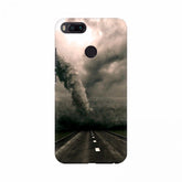 Smoke effect mobile case cover, lightweight, universal fit for scratches and chip protection, perfectly shaped holes for access