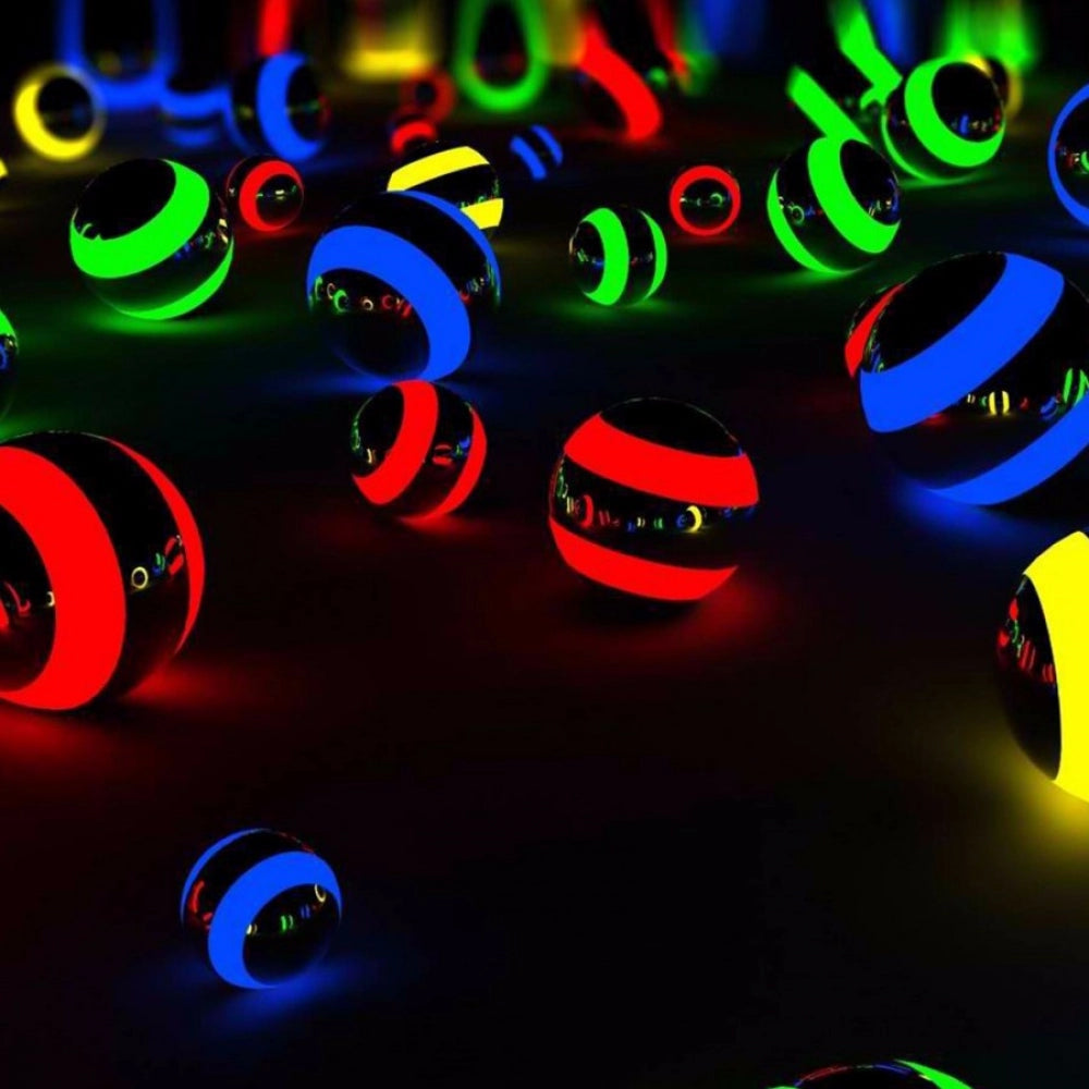 Colored balls effect mobile case cover, lightweight and scratch-resistant, suitable for all phone models