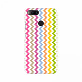 Zig Zag Color Lines Pattern Mobile Case - 100% new, lightweight, fits all phones, scratch-resistant design with accessible buttons and camera holes
