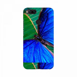 Blue butterfly mobile case, lightweight, protective, compatible with all phone models