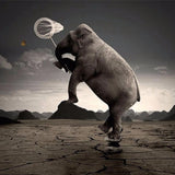 Elephant clip art lightweight mobile case cover for all phone models, protects against scratches and chips