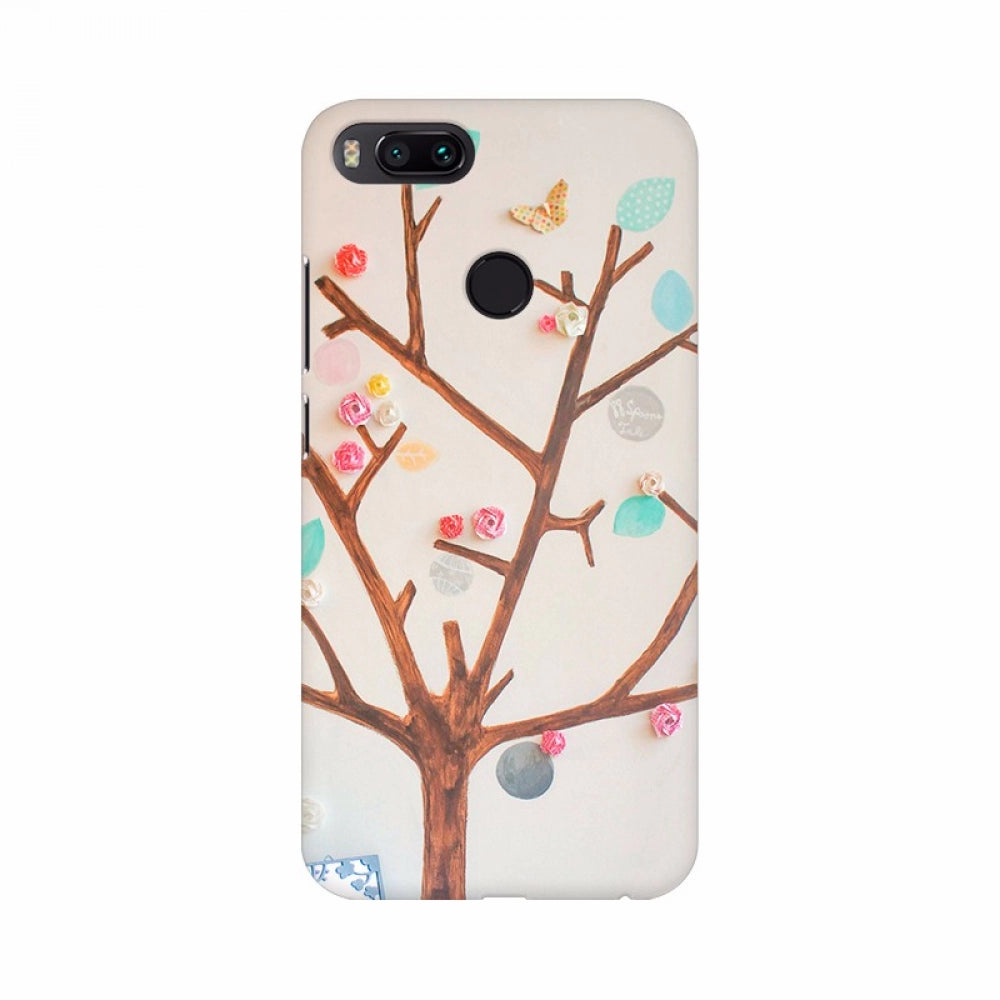 Artificial wallcraft tree mobile case cover, 100% new & high-quality, lightweight, compatible with all phones, protects from scratches and bumps, perfectly shaped holes for accessibility