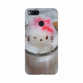 White Ice Cream mobile case cover - 100% new, lightweight, high-quality phone protection with access holes for buttons, lens, and camera