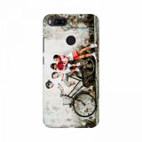 Children on bicycle poster mobile case cover - 100% new, lightweight, phone-model compatible for scratch and bump protection with camera access