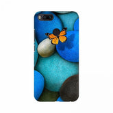 Colorful Stones and butterfly Mobile Case Cover - 100% new, lightweight, fits all phones, protective with access to buttons, lens, and camera