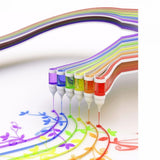 Colorful line drawing mobile case, high-quality, lightweight, fits all phones, protects from scratches and chips