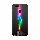 Colorful flame-patterned phone case protector, 100% new, lightweight, fits all models, scratch and bump resistant