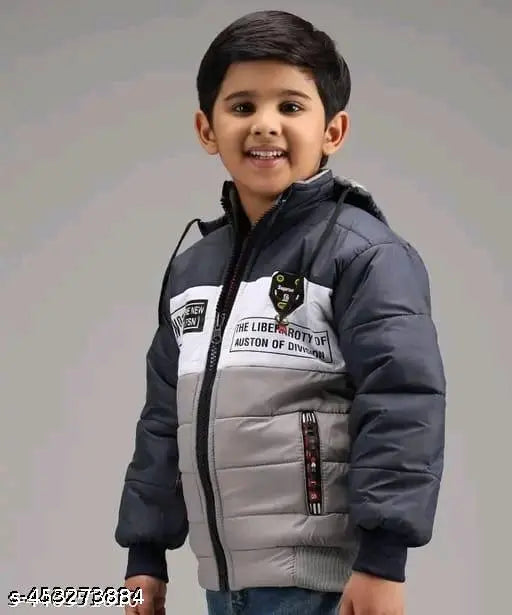 Solid nylon, long-sleeved boys jacket from Flawsome Boys, 1-2 years size. Children's clothing on hanger