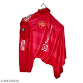 Manchester United cotton blend Ronaldo jersey for kids, short sleeves with printed net design