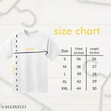 Modern men's polyester t-shirt, printed pattern, short sleeves, size S (36in x 27in)