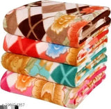 Multi-color 3D print Polar Fleece AC Blanket pack, size 60*90 inches for single bed, Shine Creations brand