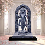 Engineered wood, 2D cutout of Ram Lalla Statue from Ayodhya Mandir, perfect for thanksgiving decoration (12"x6"x1.5")