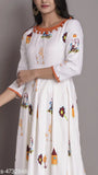 Rayon Vyomini Couturier printed kurti, sleeves included, M-38in to XXL-44in length up to 48in, Indian couture fashion