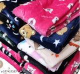 Fleece women's winter pajamas set, free size, vibrant colors, pack of 2 for cold weather