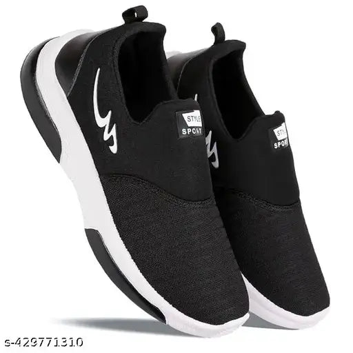 Casual kids shoes, polyvinyl sole, slip-on sneakers for boys, ideal for walking and running. Solid color design, made in India