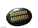 Crystal Abundance Agate coin by Shivalya Gems, Indian Feng Shui showpiece for wealth and prosperity
