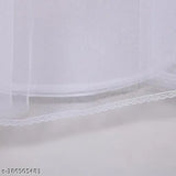 Solid net 2-layer petticoat for women's wedding dresses, India-made" (113 characters)