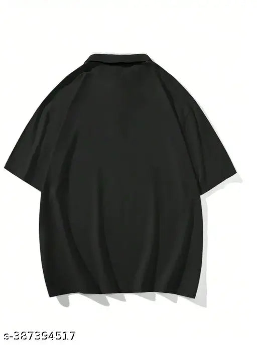 AVEJO loose fit men's polo shirt, Supima cotton, contrast collar & drop shoulder design - ultra-soft, moisture-wicking fabric for activewear