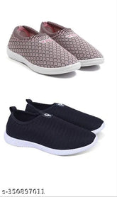 Mesh and PVC embellished SUPEX casual shoes & sneakers combo for women. Skin-friendly, lightweight, durable slippers with extra padding. Indian-made shoes suitable for diabetic & orthopedic use, available in sizes IND-5 to IND-8