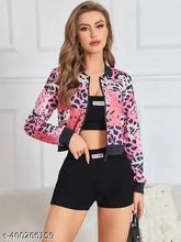 Printed polyester full sleeve women's jacket, vibrant Indian design