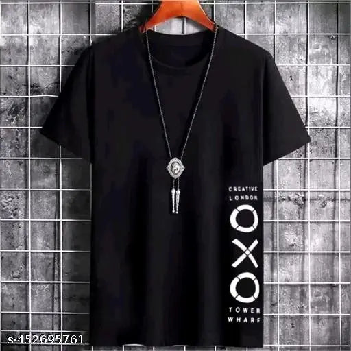 Stylish printed poly blend men's t-shirt pack of 3 - lightweight, premium quality, casual fashion, short sleeves