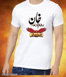 New Printed Polyester Regular White T-Shirts for Men, short sleeve, trendy typography print, comfortable fit for casual occasions, Manufactured in India