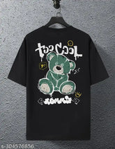Cotton blend, trendy panda print oversized T-shirt for men, India origin