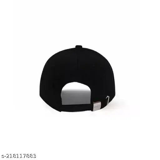 Stylish cotton baseball cap, solid color for men and women in onesize - trending sportswear accessory from India