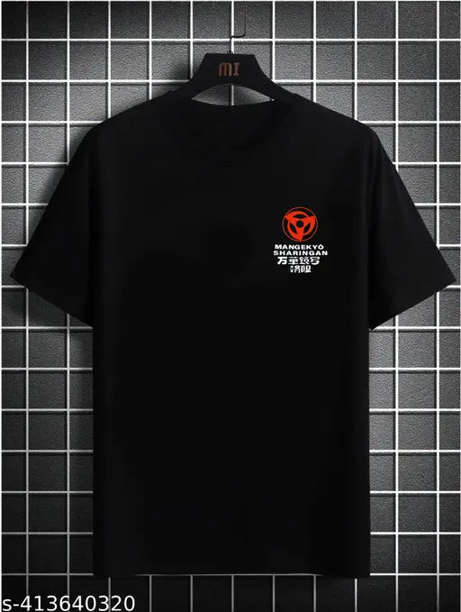 New Arrivals Anime-printed, trendy men's cotton t-shirt with three-quarter sleeves, available in sizes S-XXL