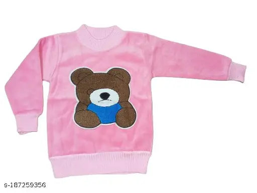 New born cotton blend sweatshirt in winter prints, ideal for 0-2 years