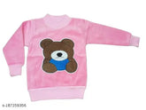 New born cotton blend sweatshirt in winter prints, ideal for 0-2 years