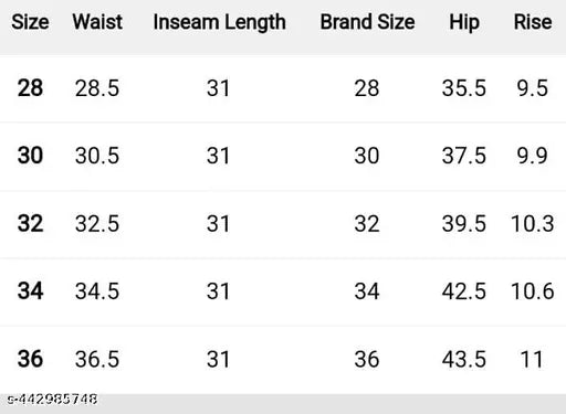 Blue cotton blend men's jeans, dyed/washed - stylish fit for 28, 30, 32, 34, 36 waist sizes