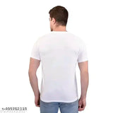 Polyester printed t-shirt for men and women, short sleeves, vibrant pattern. Multiple sizes available: S, M, L, XL, XXL, made in India