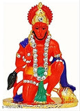 Shri Shakti Hanuman car dashboard figurine, religious idol from India