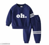 Printed long sleeve tshirt & joggers set for toddlers, 0-5 years, made in India
