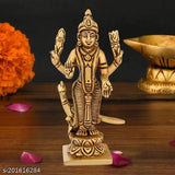 Brass Lord Murugan statue, premium brass figurine with intricate detailing, height 5 inches, spiritual home decor