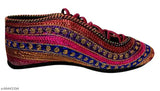 Synthetic ethnic bellies - stylish flat boots for casual wear, Indian design and comfortable fit