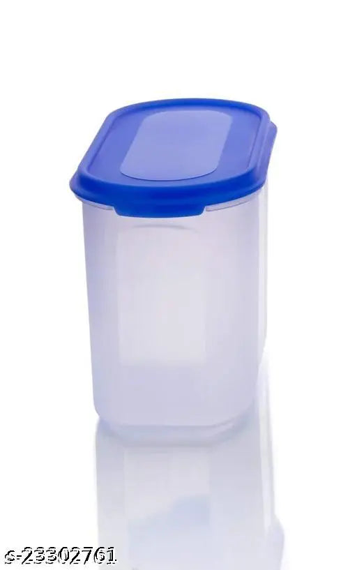 Unbreakable 1500ml plastic modular storage jar set of 12, ideal for Dal, cereals, and pantry items. Airtight with freshness seal for long-lasting preservation. Indian made